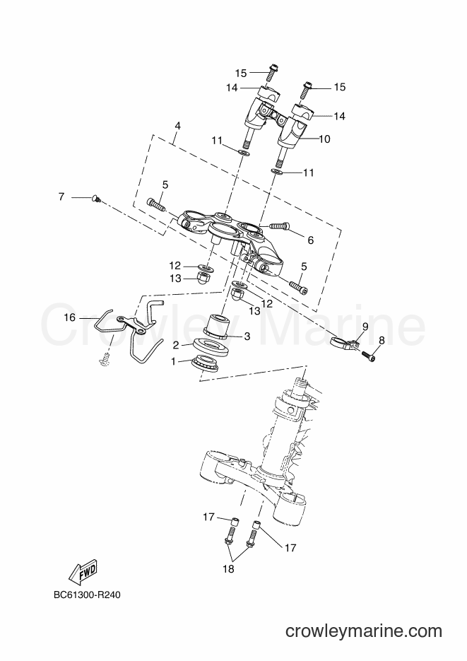 2016 Street Bike MTT690-A - MTT690-A (BC61) [010] - STEERING