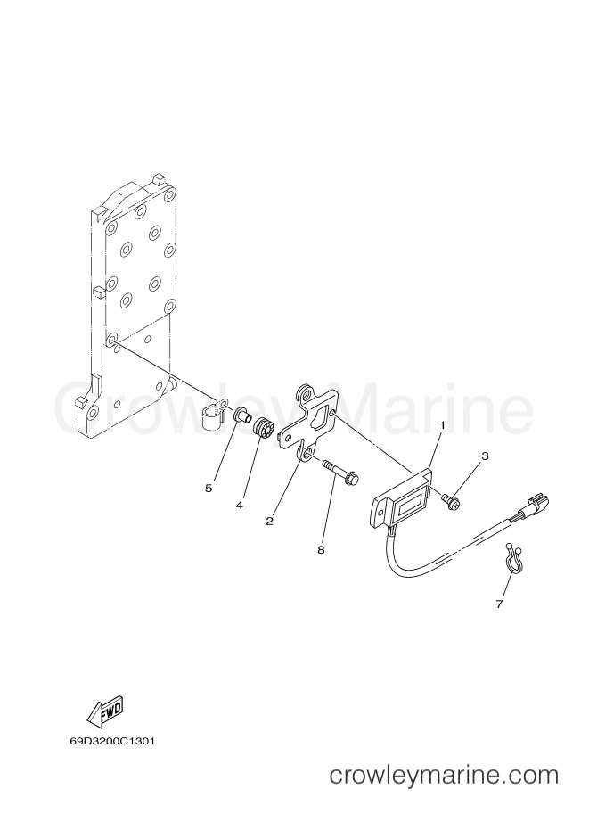 Yamaha Motors E60HMHDL (69DB) [070] - ELECTRICAL 5