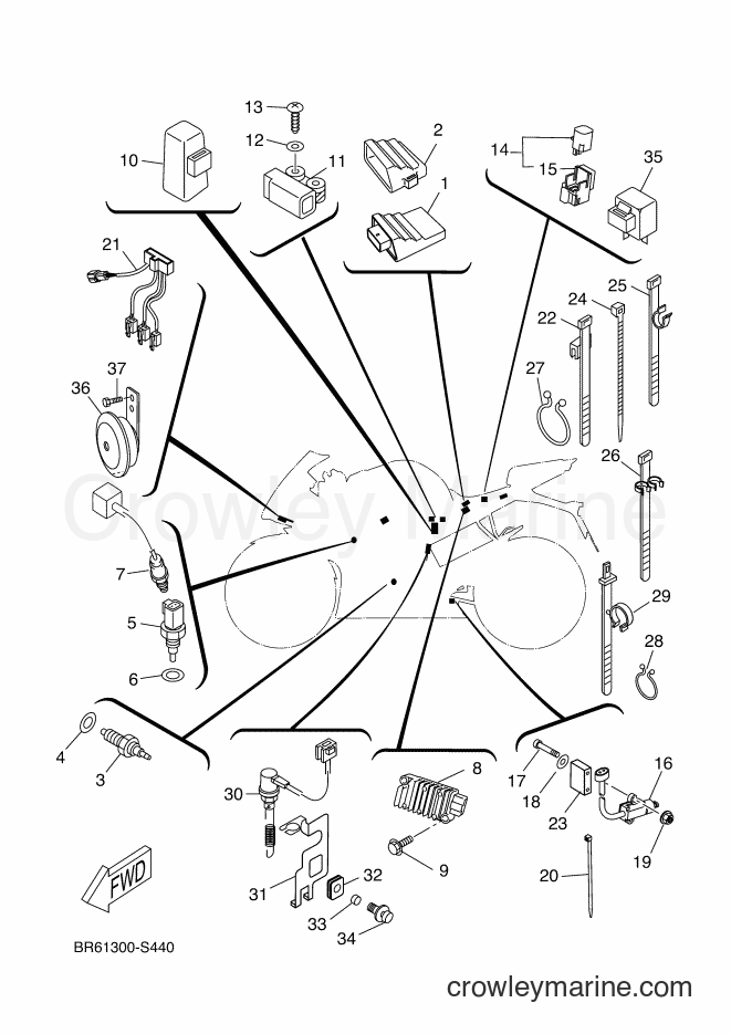 2018 Sport Bike YZF-R125A - YZF-R125A (BR62) [010] - ELECTRICAL 2
