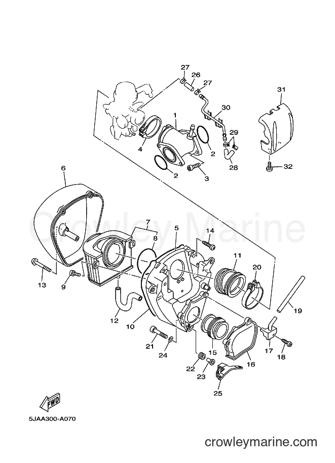 Yamaha Motors XV1600A (5JAA) [130] - INTAKE