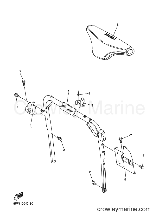 Yamaha Motors SXV70ER (8FB6) [010] - STEERING GATE