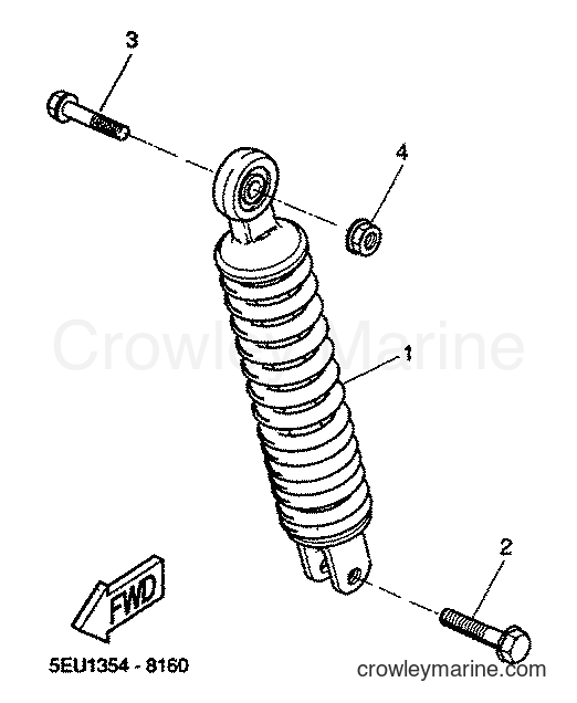 2001 Scooter YH50 - YH50 (5PF1) [030] - REAR SUSPENSION