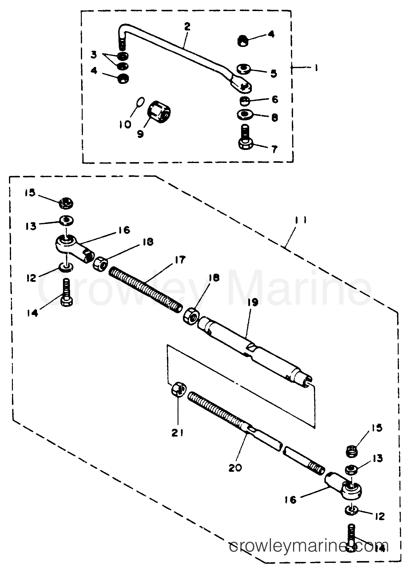 Yamaha Motors 25ELHR - STEERING GUIDE ATTACHMENT 1
