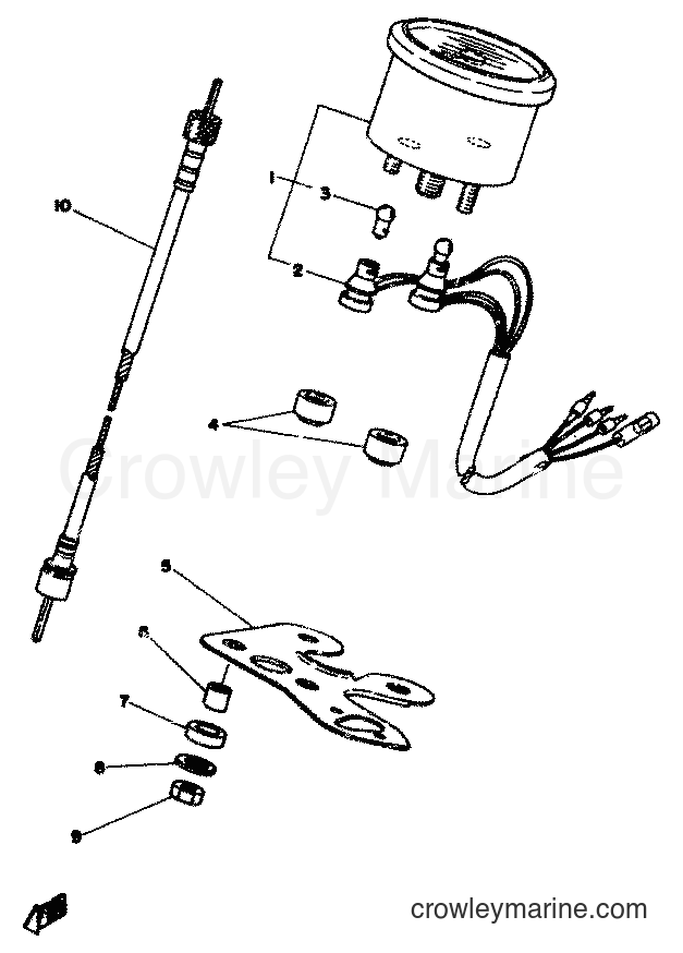 1977 Scooter FS1 - FS1 (2G0) [998] - SPEEDOMETER GEAR UNIT