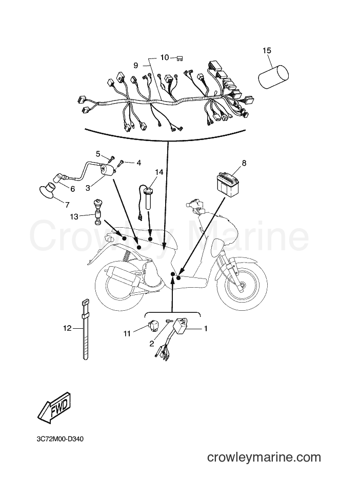 Yamaha Motors EW50N (3C75) [010] - ELECTRICAL 2