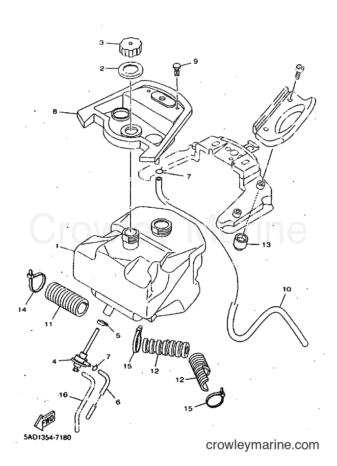 1999 Scooter YN50 - YN50 (5ADM) [010] - FUEL TANK