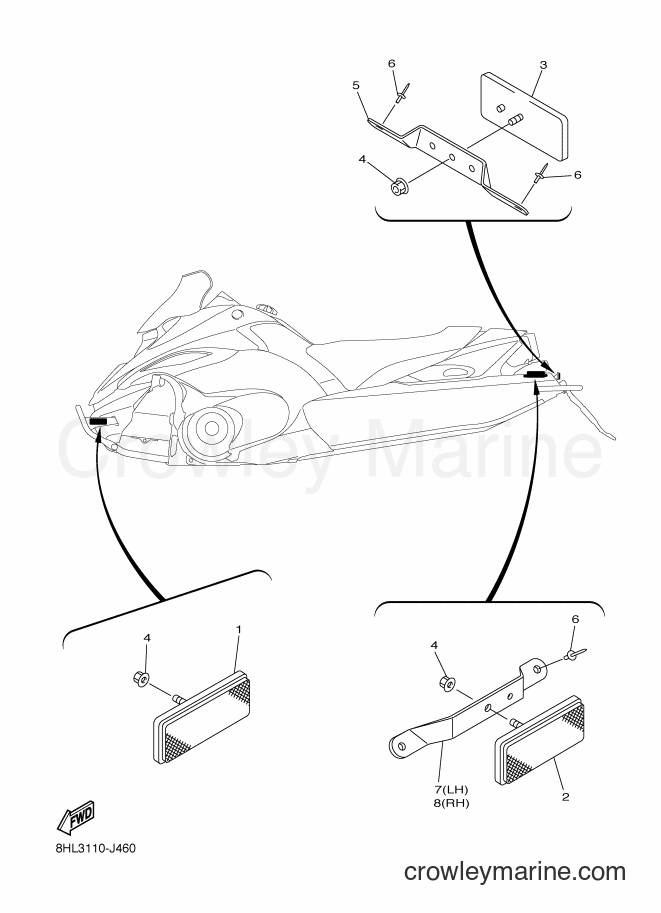 Yamaha Motors RFX10RMS (8HR6) [010] - ELECTRICAL 3