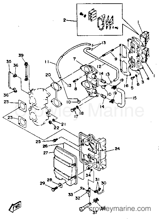 Yamaha Motors C40PLRR - INTAKE