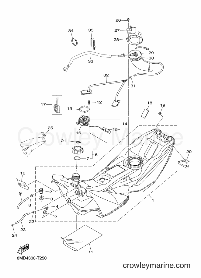 2018 Snowmobile SRS10XL41 - SRS10XL41 (8MD4) [010] - FUEL TANK