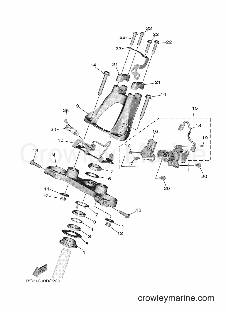 Yamaha Motors XP530D-A (BC3B) [010] - STEERING
