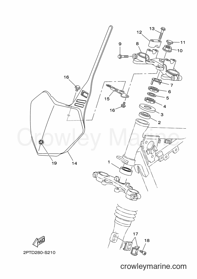 2018 Dirt Bike TT-R125LWE - TT-R125LWE (2PTE) [010] - STEERING