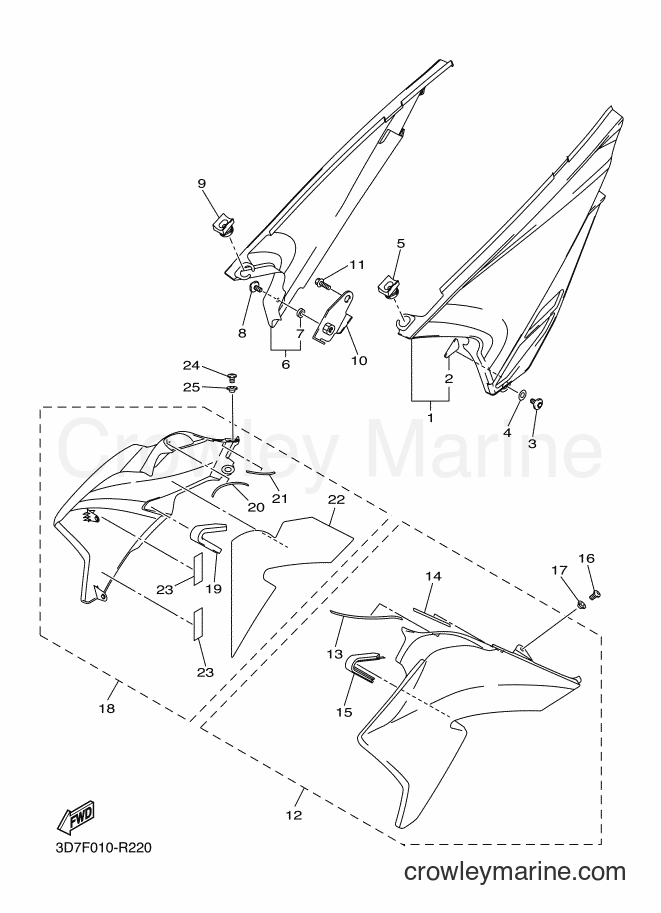 2016 Dirt Bike WR250X - WR250X (3D7F) [010] - SIDE COVER