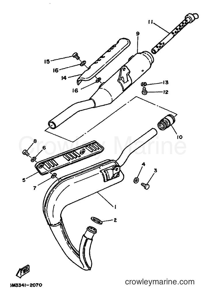 1992 Scooter DT50M - DT50M (4ET1) [999] - EXHAUST