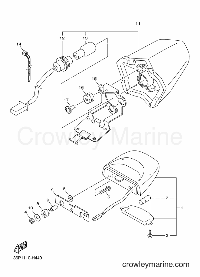 2016 Street Bike XJ6F - XJ6F (2SRC) [010] - TAILLIGHT