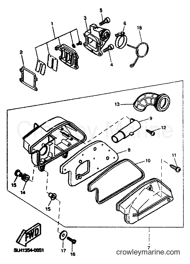 Yamaha Motors EW50 (5LH3) [010] - INTAKE