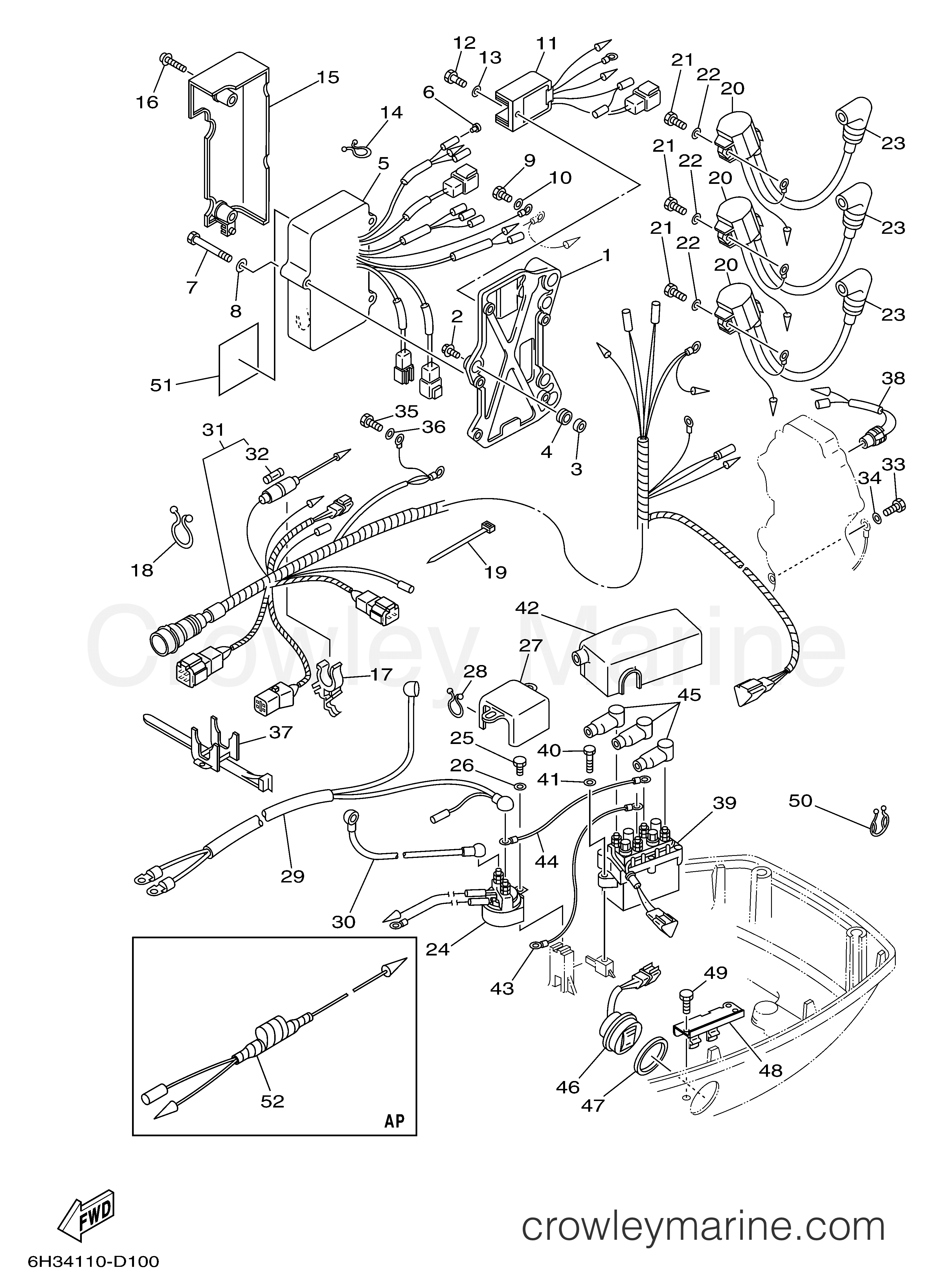 Yamaha Motors 60TLRD - ELECTRICAL