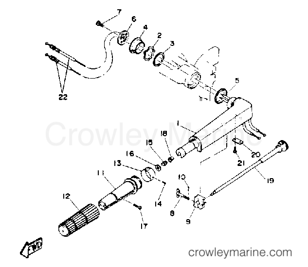 Yamaha Motors 8MLHR - STEERING