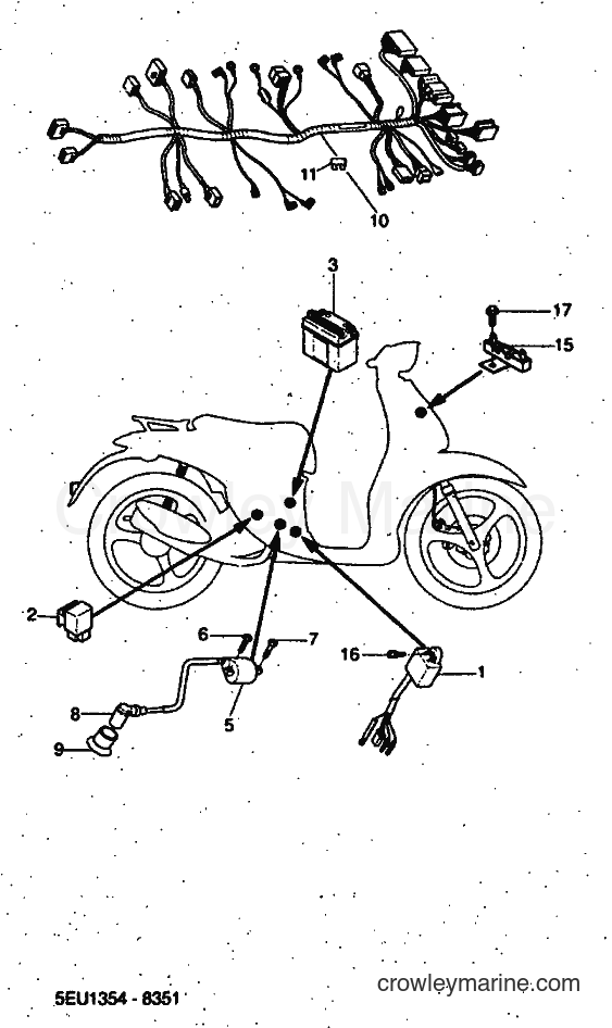 Yamaha Motors YH50 (5EU6) [010] - ELECTRICAL 2