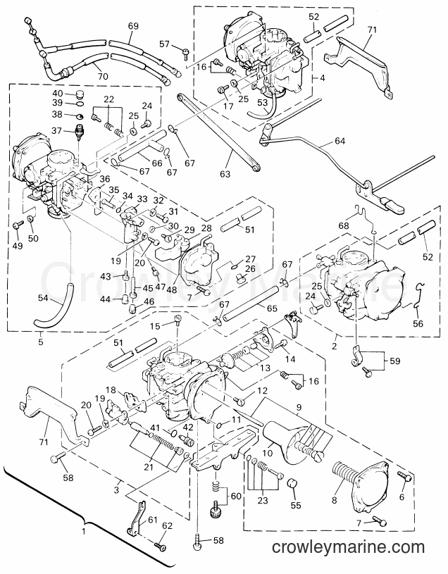 Yamaha Motors VMX12 (5GK1) [010] - CARBURETOR 2