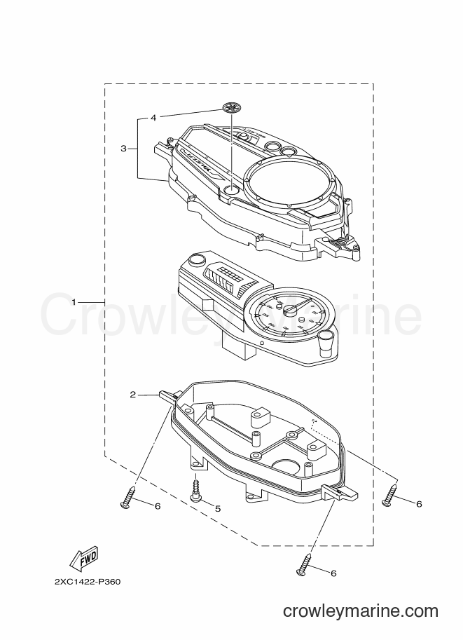 Yamaha Motors AT125FC (2XC6) [010] - METER