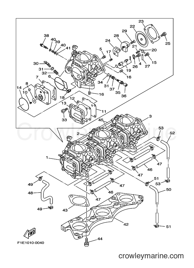Yamaha Motors JET FOR SV1200 (68XD) [010] - CARBURETOR