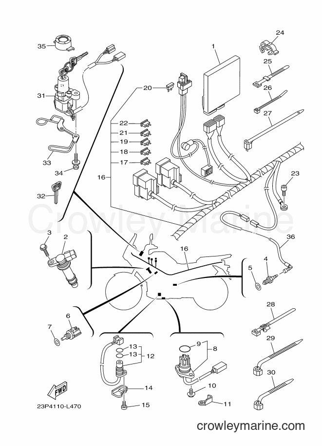 2013 Dirt Bike XT1200Z - XT1200Z (23PK) [010] - ELECTRICAL 1