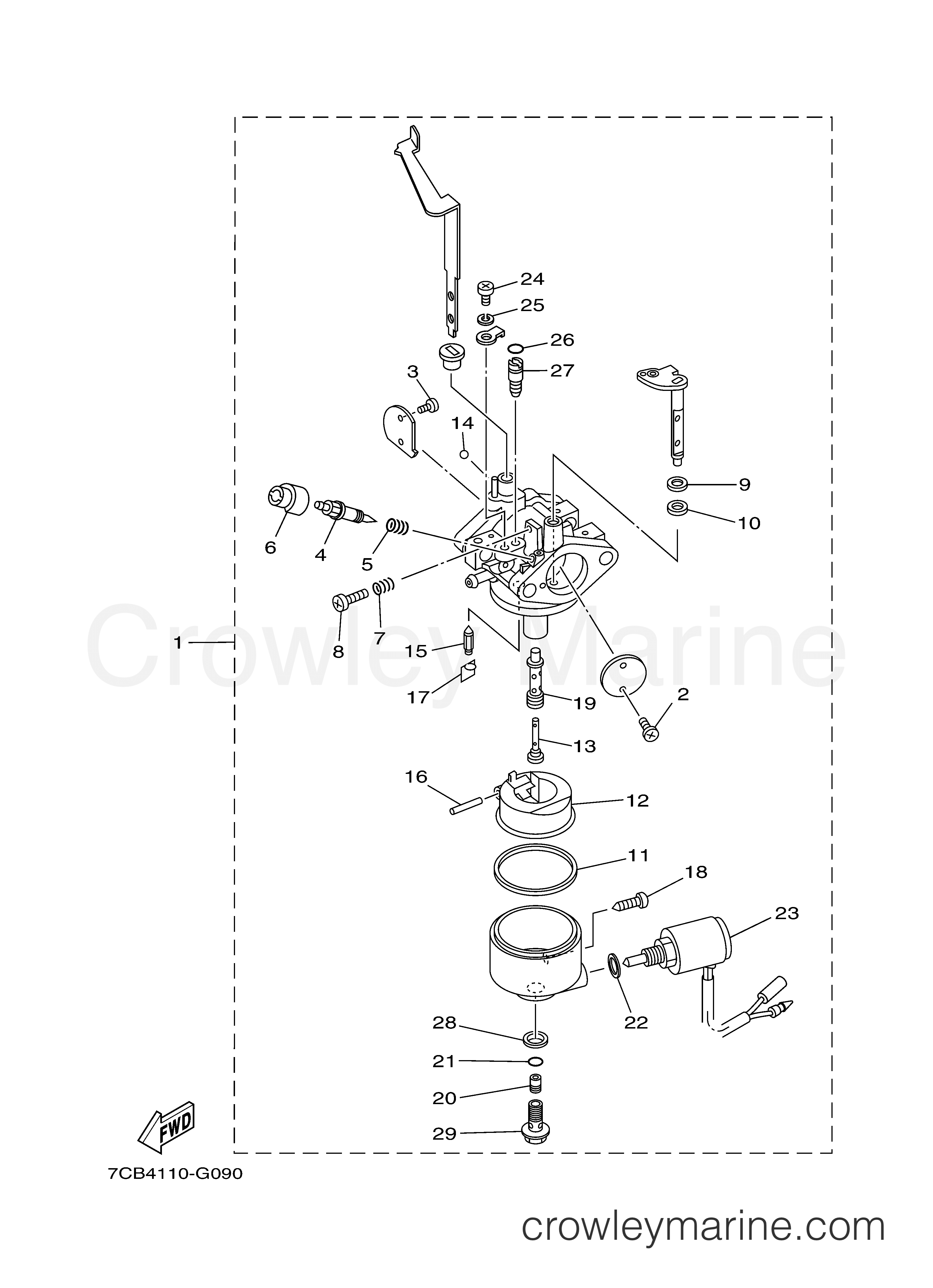 Yamaha Motors EF5200DEM - CARBURETOR 2