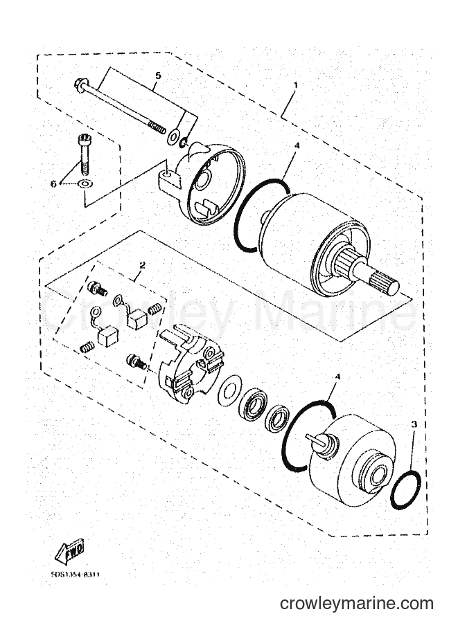 2000 Scooter YP125E - YP125E (5DSL) [999] - STARTING MOTOR