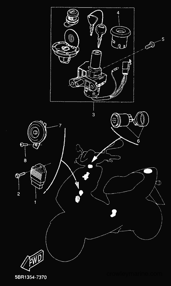 Yamaha Motors YQ50 (5HEK) [010] - ELECTRICAL 1