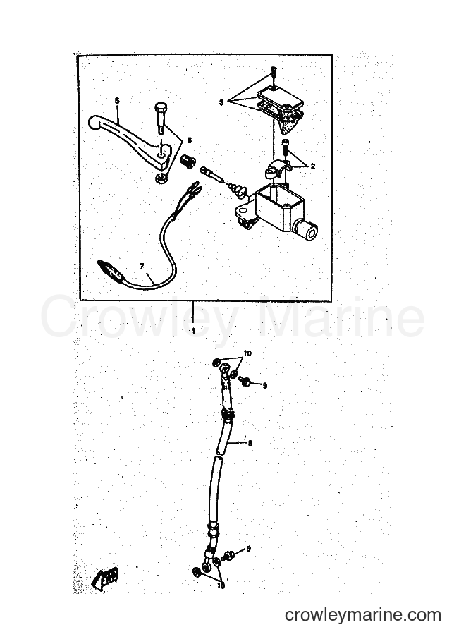 1998 Scooter CW50RS - CW50RS (4TDL) [999] - FRONT MASTER CYLINDER