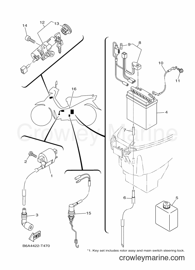 Yamaha Motors T110LEC (B6A6) [010] - ELECTRICAL 1