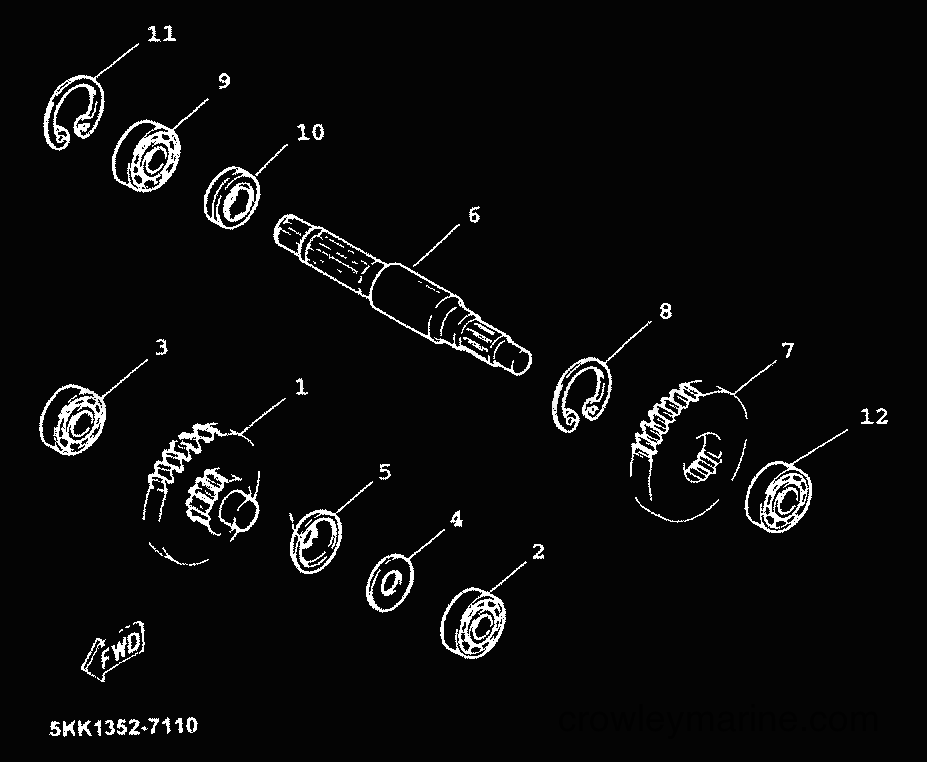 1999 Scooter YN100 - YN100 (5KK1) [99A] - TRANSMISSION