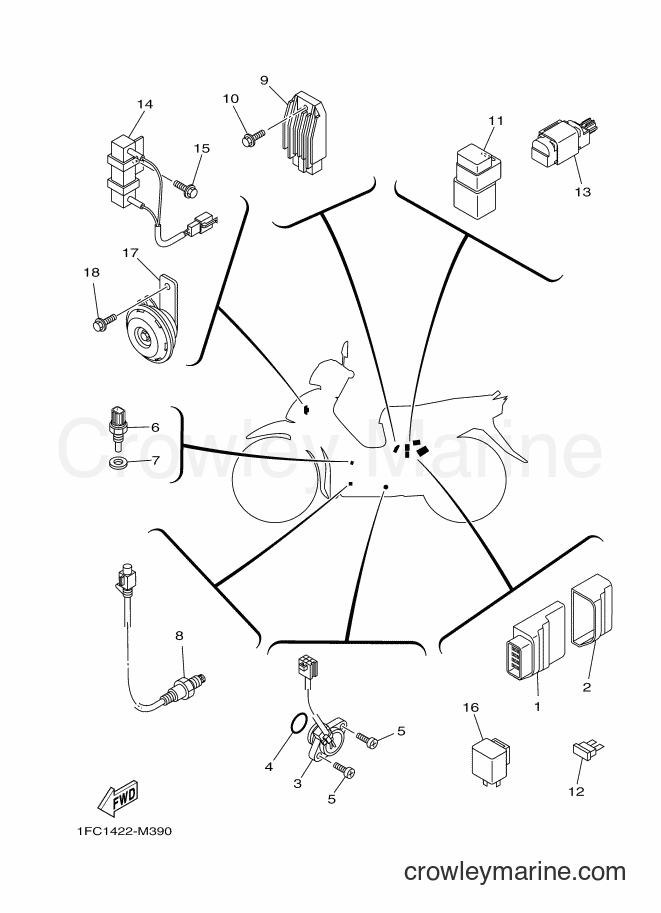 Yamaha Motors T115FLSE (1FC4) [010] - ELECTRICAL 2