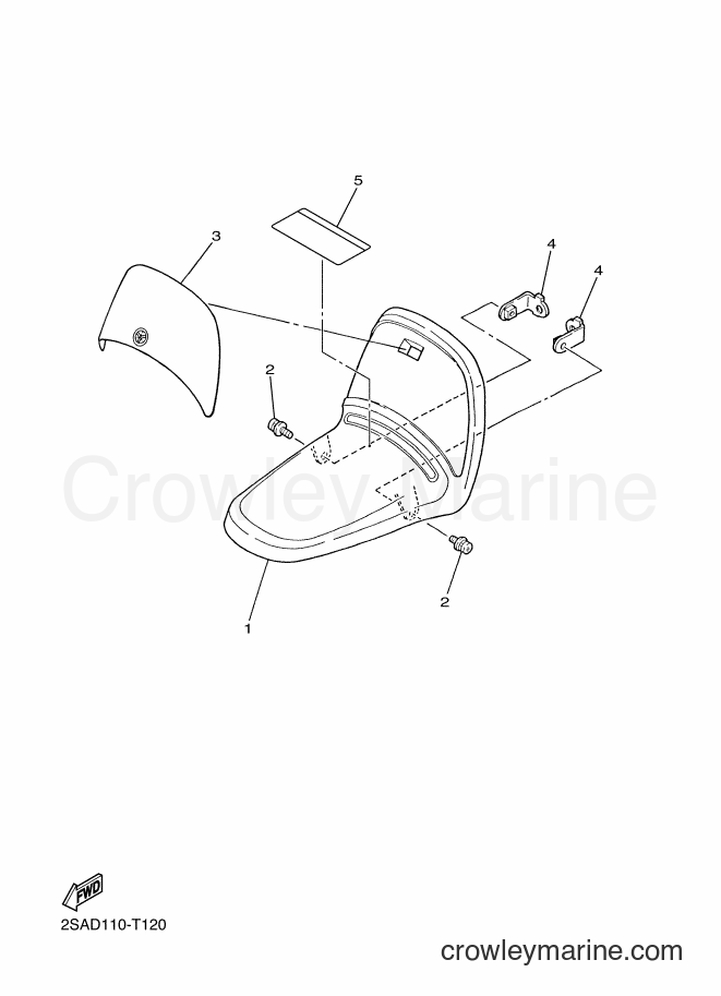 2018 Dirt Bike PW50 - PW50 (2SAD) [020] - FRONT FENDER