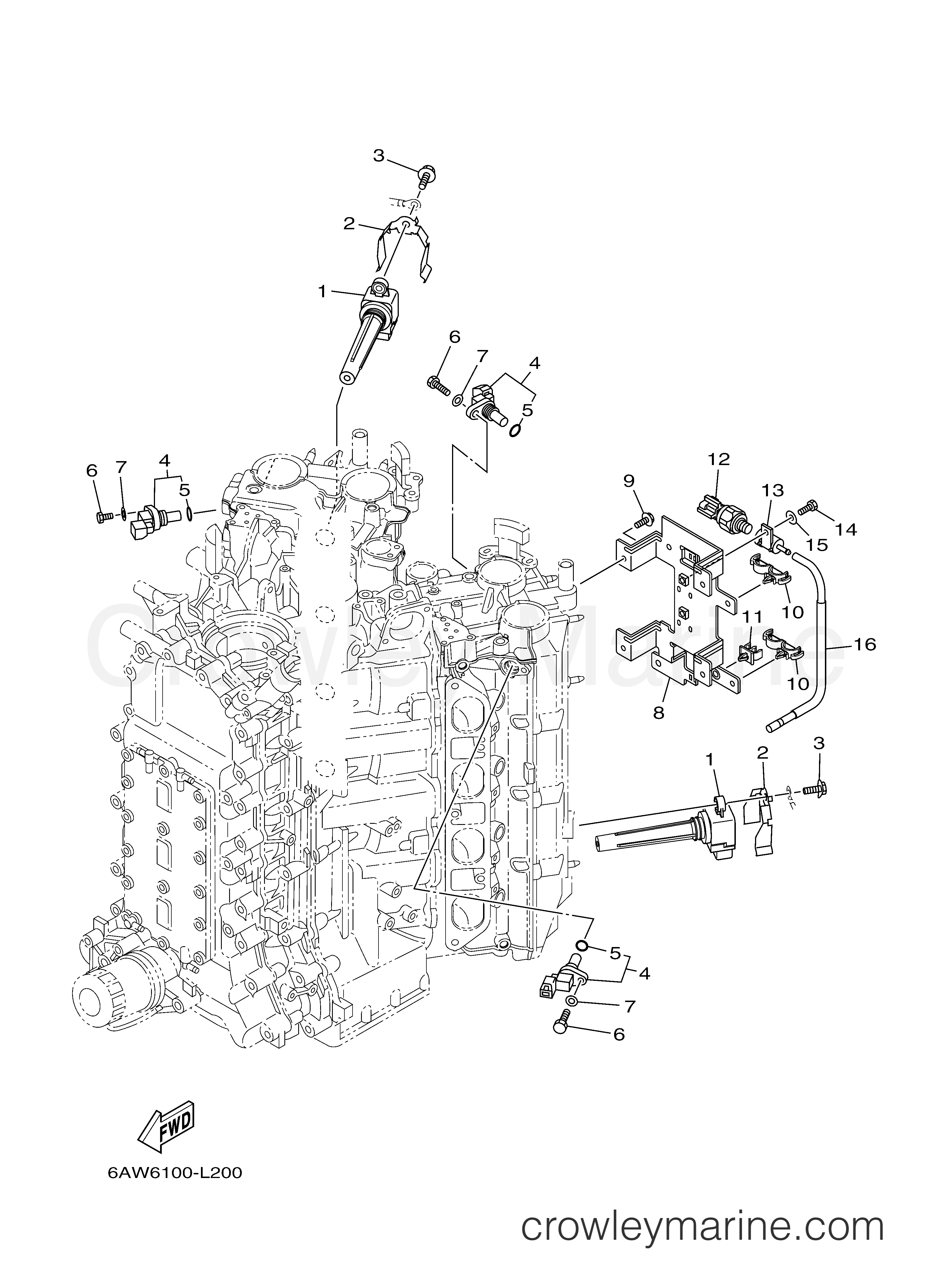 Yamaha Motors F350XCB - ELECTRICAL 3