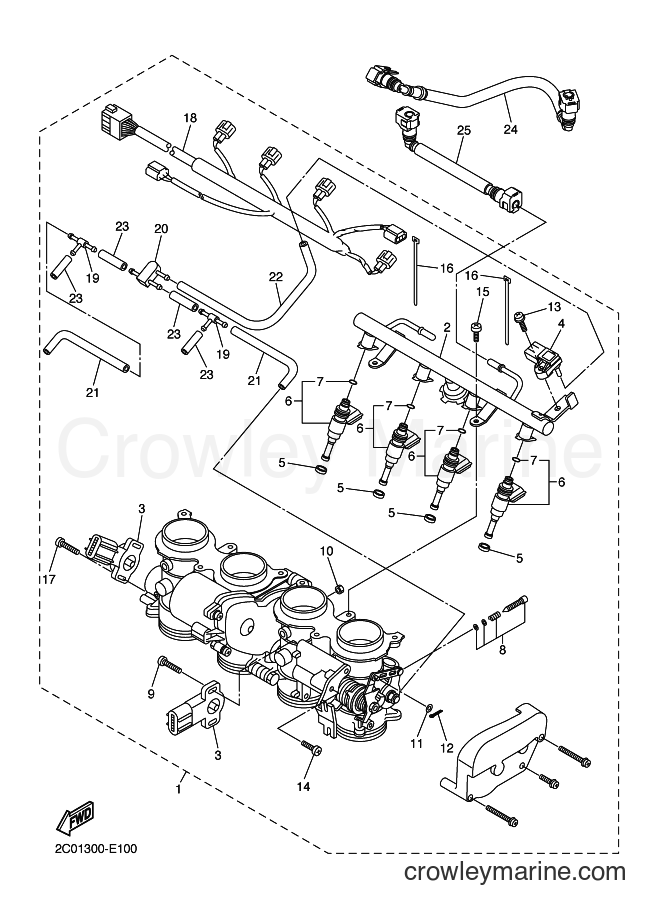2006 Sport Bike YZF-R6 - YZF-R6 (2C01) [060] - INTAKE 2
