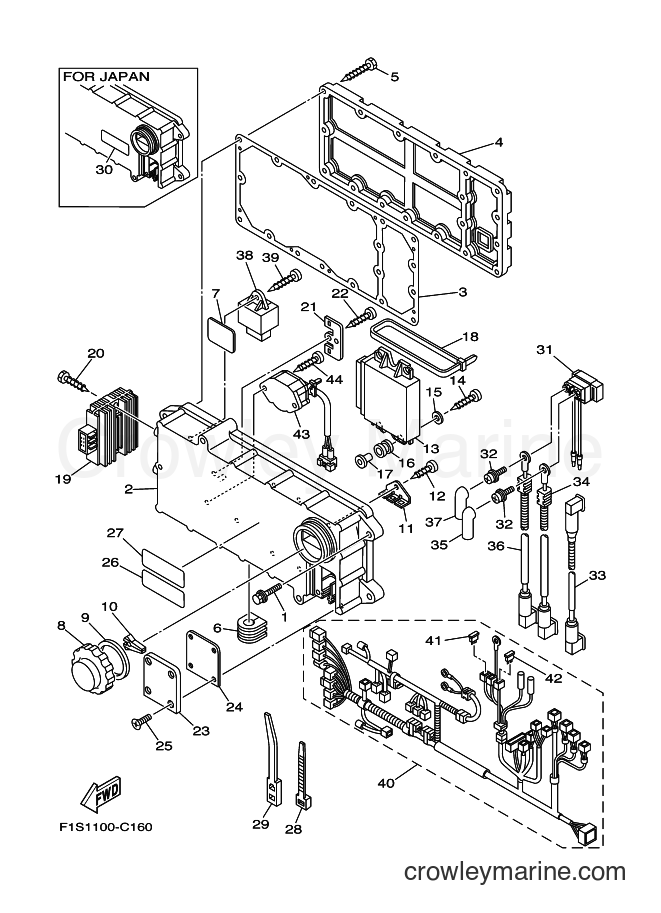Yamaha Motors FX1100A (F1S3) [03A] - ELECTRICAL 1
