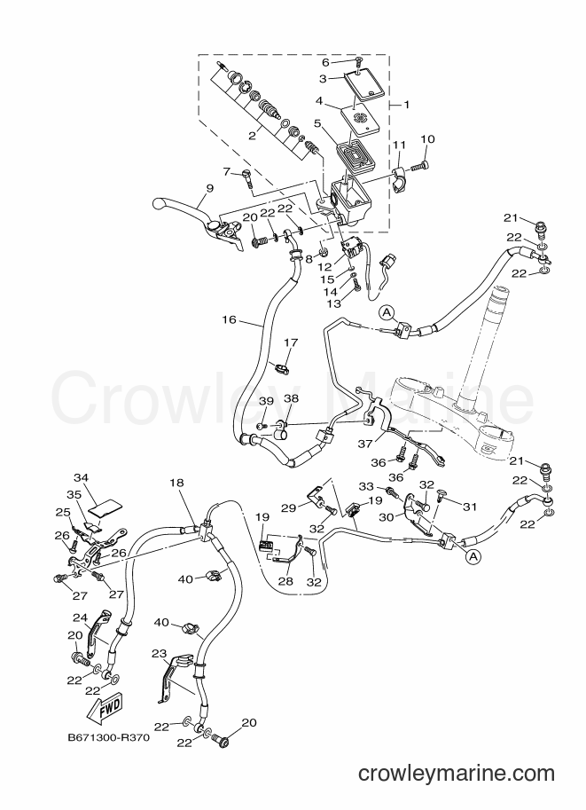 2016 Street Bike MTN1000 - MTN1000 (B671) [010] - FRONT MASTER CYLINDER