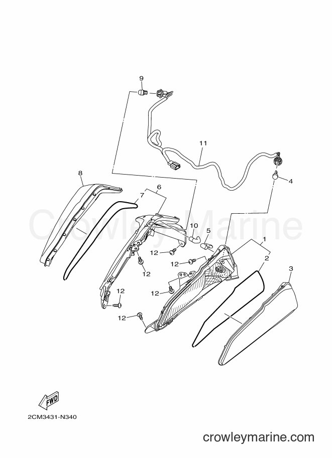 Yamaha Motors MWS150-C (BE21) [010] - FLASHER LIGHT