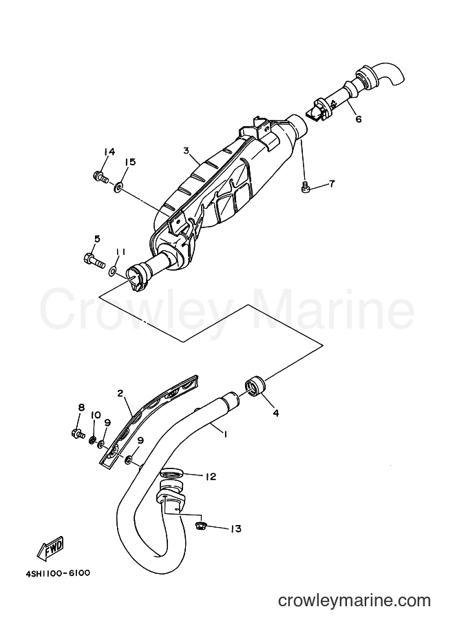 1998 ATV YFM400FW - YFM400FW (4SHD) [020] - EXHAUST