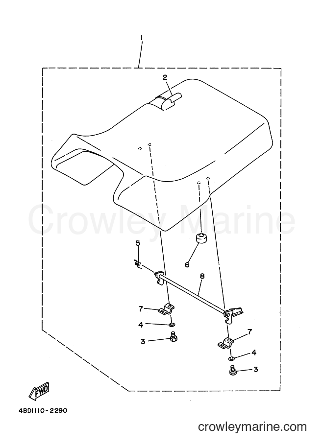 Yamaha Motors YFB250 (4BDD) [999] - SEAT
