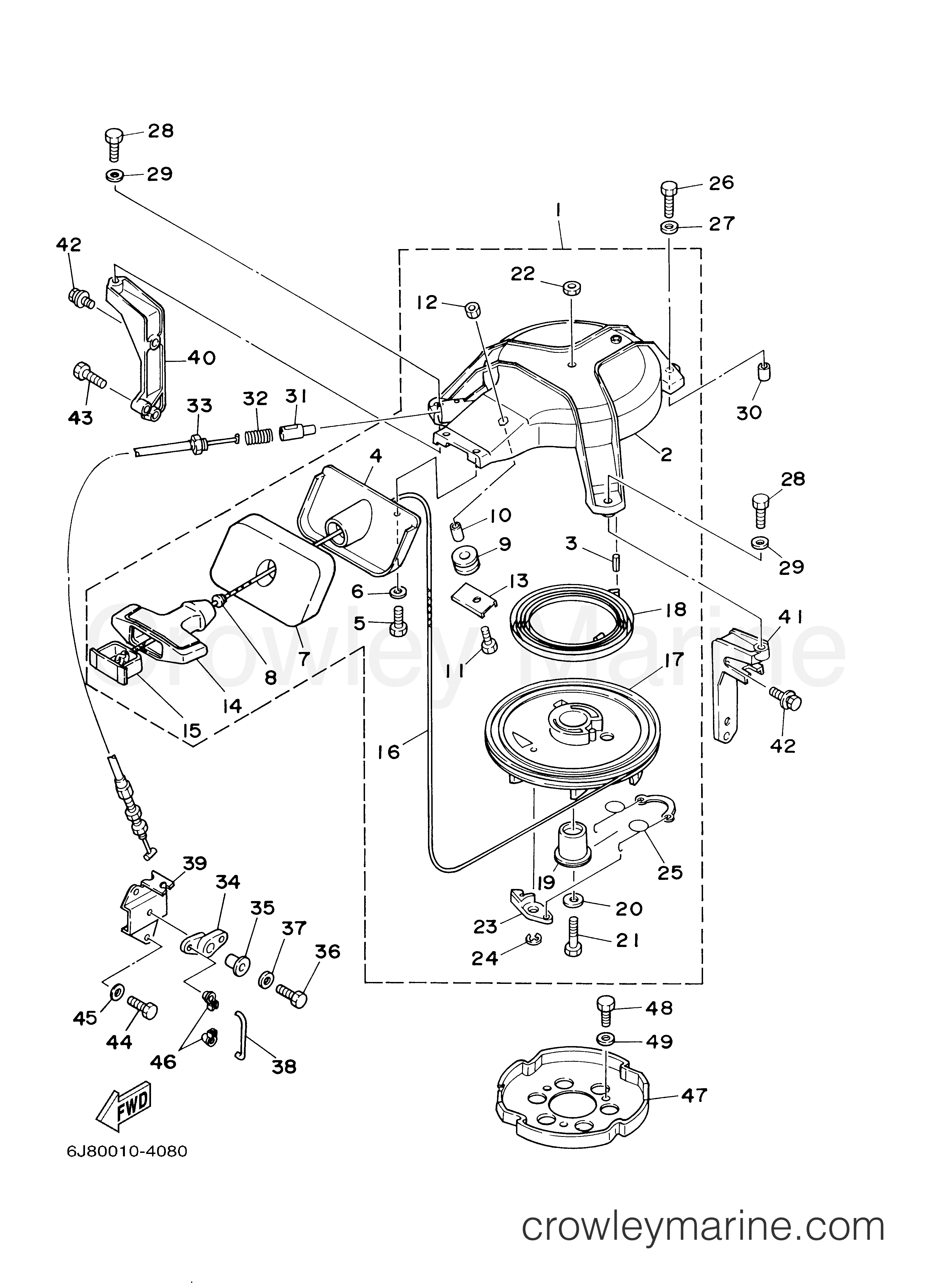 Yamaha Motors 30ELRZ - STARTER