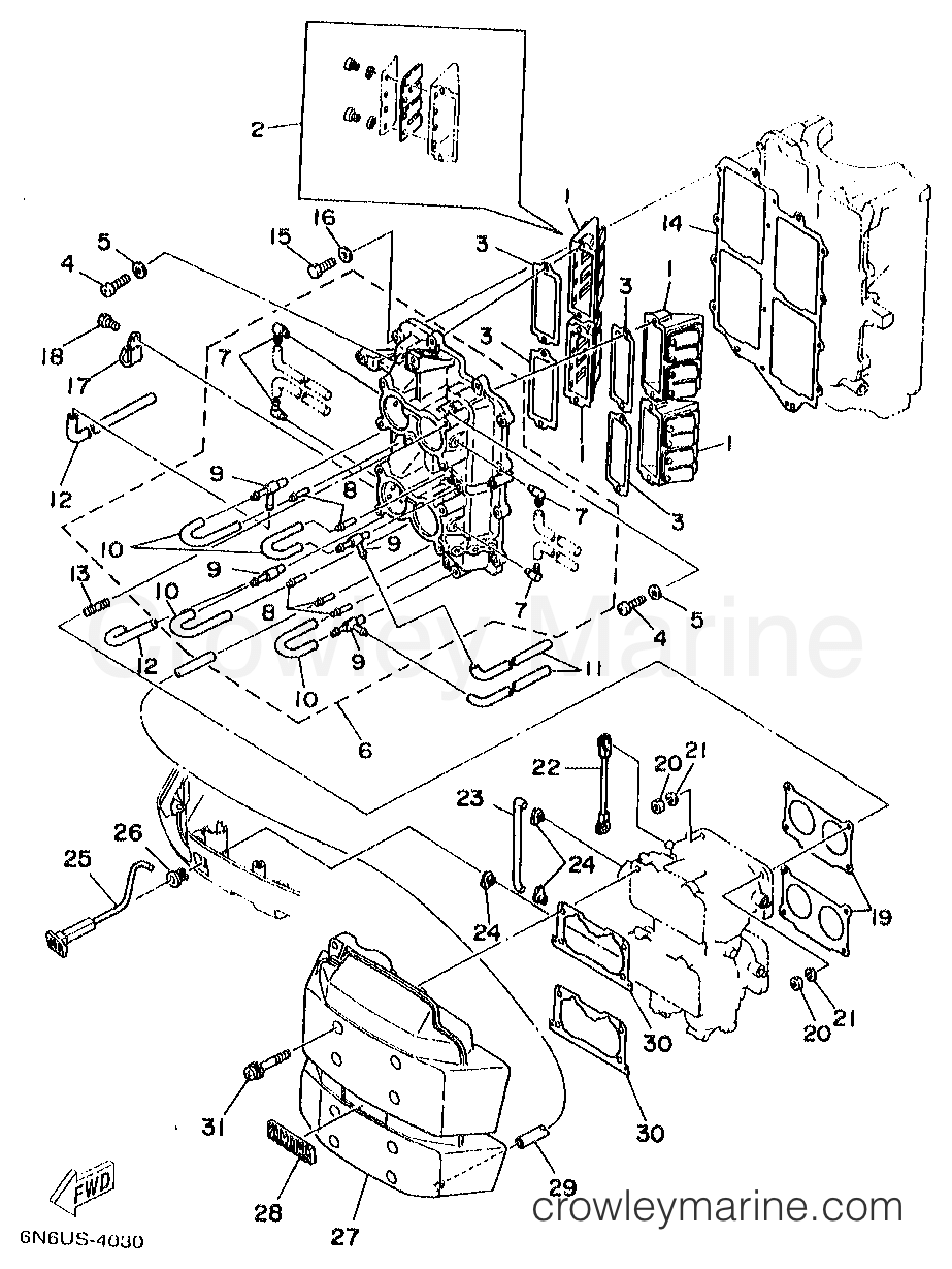 Yamaha Motors B115TLRW - INTAKE