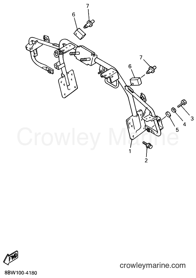 Yamaha Motors VX750 (8BW1) [999] - STEERING GATE
