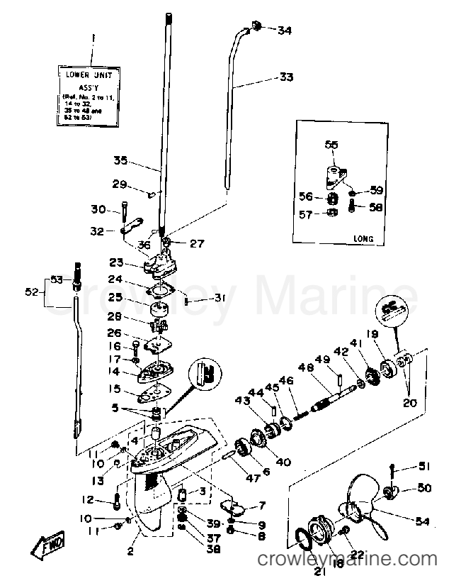 Yamaha Motors 4LD - LOWER DRIVE 1