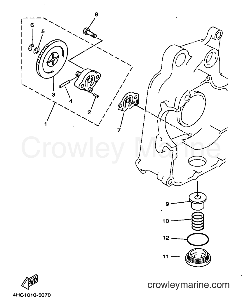 1997 Scooter YP250 - YP250 (4UC2) [110] - OIL PUMP