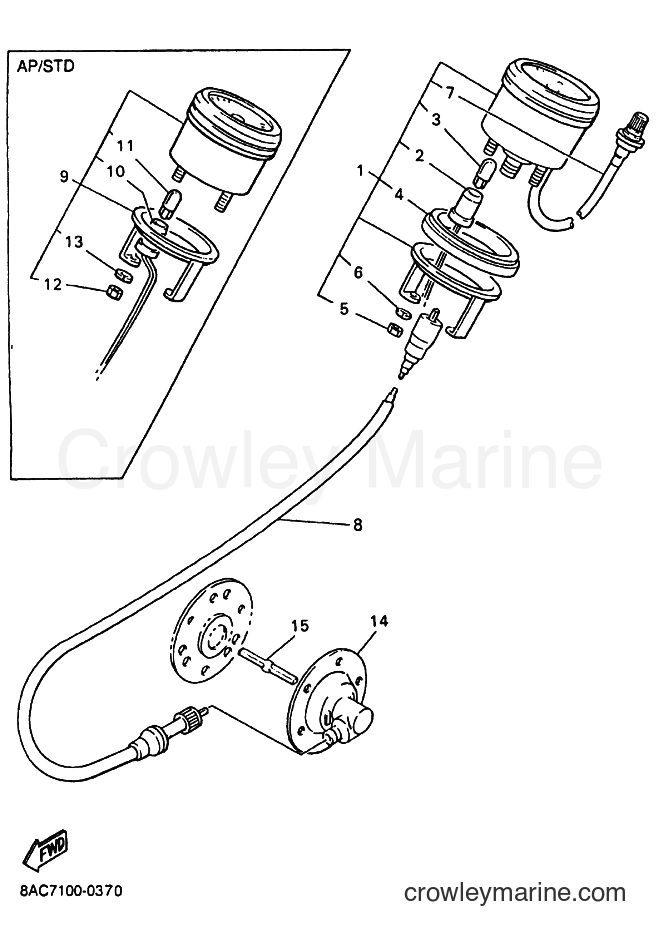 Yamaha Motors VK540E-3 (8AC8) [040] - METER