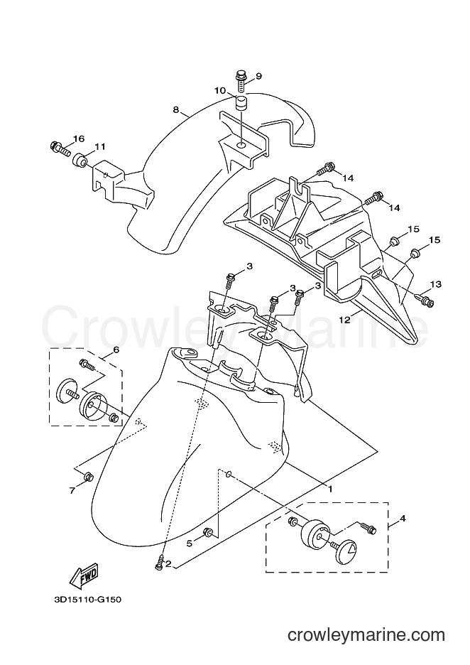 Yamaha Motors XC50 (3D16) [010] - FENDER