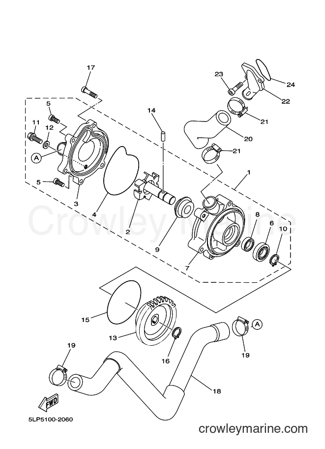 2003 ATV YFM660R - YFM660R (5LPB) [010] - WATER PUMP