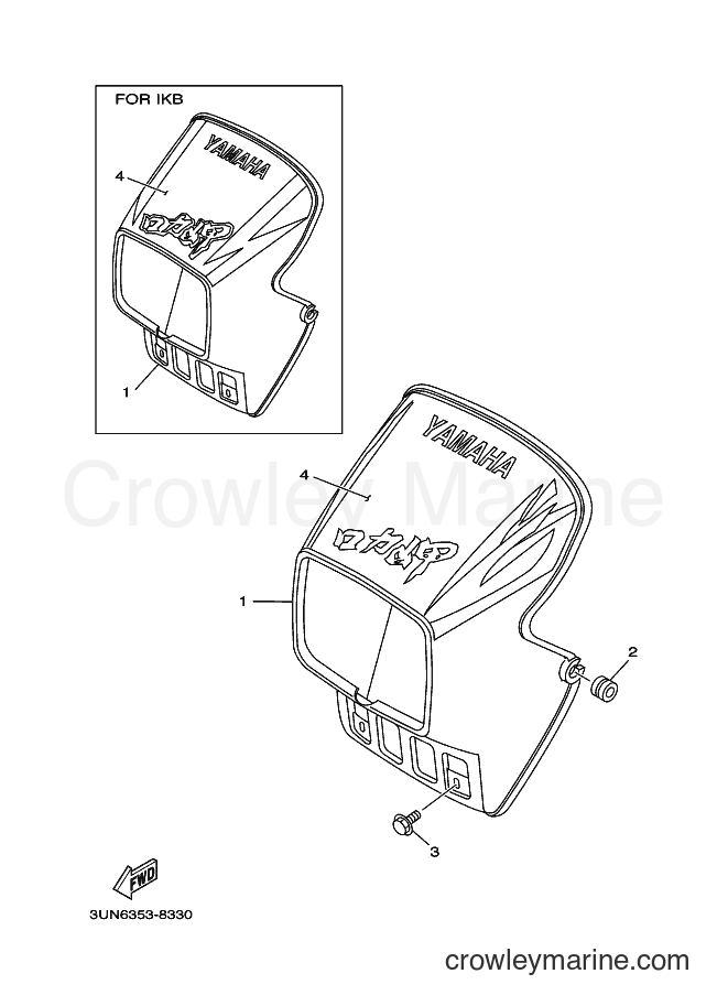 1998 Scooter DT50LC - DT50LC (3UN6) [010] - COWLING 1